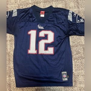 Tom Brady youth XL New England patriots nfl jersey #12